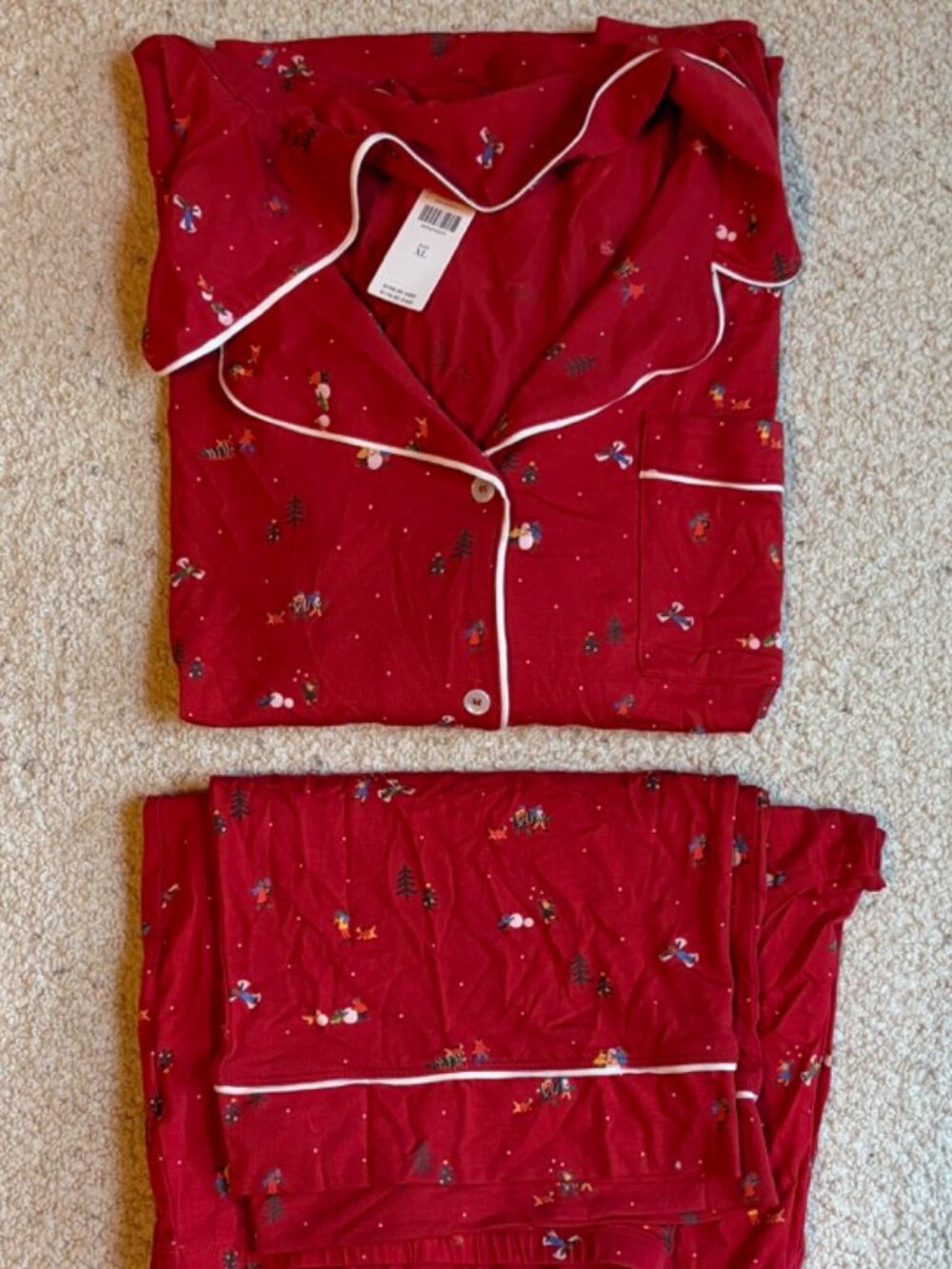 Eberbey Christmas Pajamas NWT